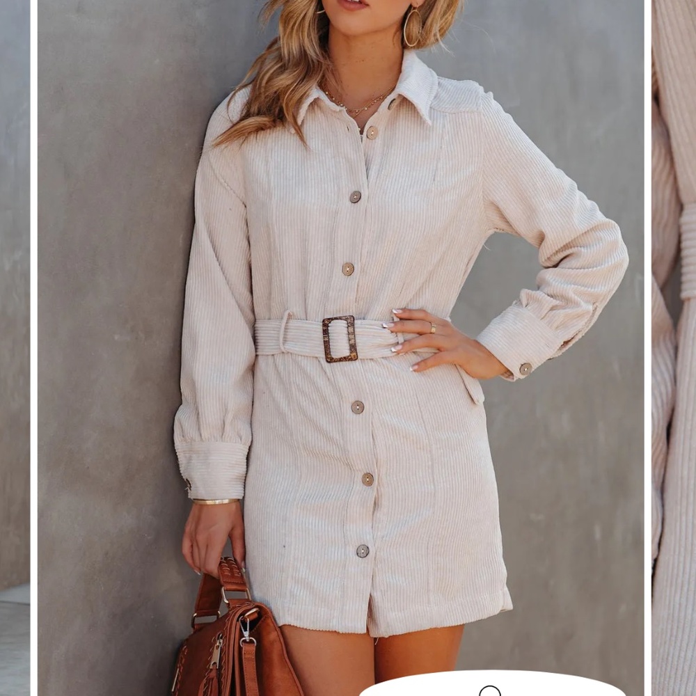 Vici button down dress